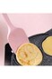 Silicone Spatula Set, 3-Piece Kitchen Utensils, Heat-Resistant Dough Scraper, Pink