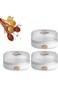 Azonee Magnetic Spice Tins 3 Pcs Stainless Steel Spice Jars Storage Spice Containers, Wall Mounted