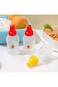 Nurnesy Mini Ketchup Bottles Spice Squeeze Bottles Plastic Sauce Bottles Salad Dressing Tomato Cont