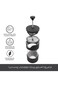 1 Liter French Press Coffee Maker, Heat Resistant Thickened Borosilicate Glass Stainless Steel Brew