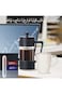 1 Liter French Press Coffee Maker, Heat Resistant Thickened Borosilicate Glass Stainless Steel Brew