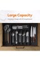 Andgogo Silverware Drawer Organizer,Expandable Utensil Tray for Kitchen,Flatware and Cutlery Holder