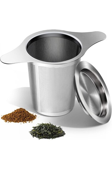 Aputue Tea Infuser, Tea Strainer for Loose Leaf Tea and Coffee, Infuser Mesh Strainer for Teapot an