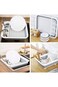 Fafcitvz Collapsible Dish Drying Rack Portable Dish Drainer Dinnerware Organizer for Kitchen RV Cam