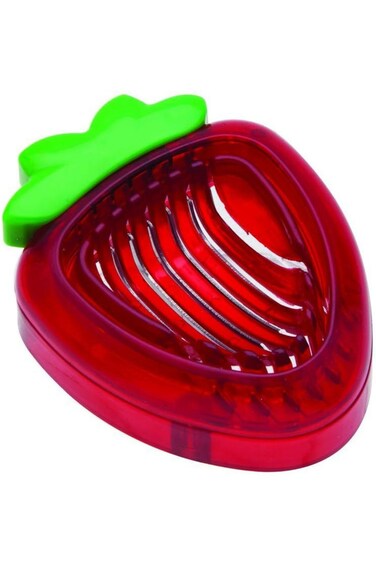 Joie Strawberry Slicer, Perfectly Even Fruit Cutter Tool, Ideal for Cakes, Pies and Garnishes, Cute