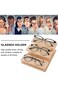 BPA Wood Eyeglasses Display Shelf 3 Layers Wooden Sunglasses Rack Spectacle Display Holder Glass Sh
