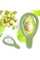 Oasisgalore 2pcs Avocado Cut Avocado Cuber Egg Separator Slicer Fruit Slicer Melon Cutter Avocado P