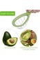 Oasisgalore 2pcs Avocado Cut Avocado Cuber Egg Separator Slicer Fruit Slicer Melon Cutter Avocado P
