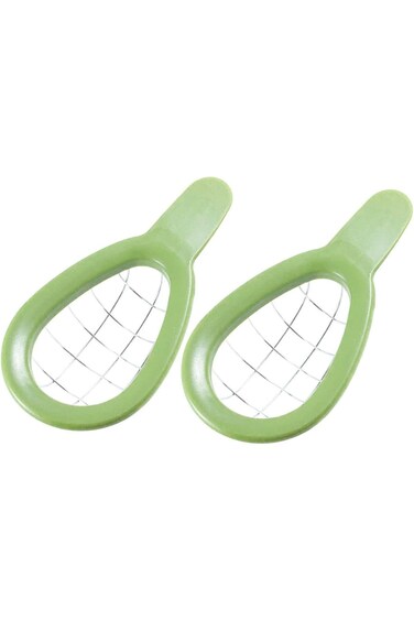 Oasisgalore 2pcs Avocado Cut Avocado Cuber Egg Separator Slicer Fruit Slicer Melon Cutter Avocado P