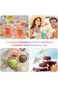 Cake Umbrellas, Bamboo Party Paper Umbrella, Beverage and Food Decorations Sticks, Multicolor Tropi