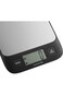ميزان طعام من لوازم - فضي - ميزان رقمي للوزن حتى 5000 جرام بدقة 0.1 جرام مع شاشة LCD