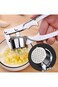 Youerte Premium Garlic press 3 in 1 Multifunctional Stainless Steel Garlic Press ，Stainless Steel G