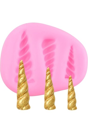 Unicorn Silicone Molds Unicorn Horn Fondant Mold For DIY Cake Decoration Cupcake Topper Chocolate C