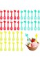Small Plastic Spoons for Kids, Reusable Plastic Spoons Party, 36Pcs