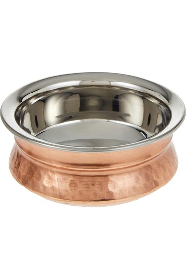 RAJ COPPER HANDI SERVING BOWL WITHOUT LID, 13 CM, COPPER, TCH001, CURRY BOWL, SERVING BOWL, BIRYANI