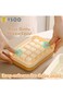 EYSOO Ice Cube Trays 15 Grids Ice Trays for Freezer Easy Release BPA-free Ice Cube Molds (Yellow)