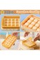 EYSOO Ice Cube Trays 15 Grids Ice Trays for Freezer Easy Release BPA-free Ice Cube Molds (Yellow)
