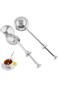 KASTWAVE Tea Infuser, Stainless Steel Tea Strainer Mesh Ball Shape Tea Filter for loose tea leaves,