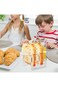 Tazweeq Stainless Steel Toast Rack, 4 Slice, Toast Bread Slice Holder with Two Handles, Bread Rack