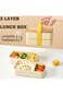 U HOOME Lunch Bento Box with Bag,Japanese Lunch Box with Utensils Microwave Safe for Adults Kids, S