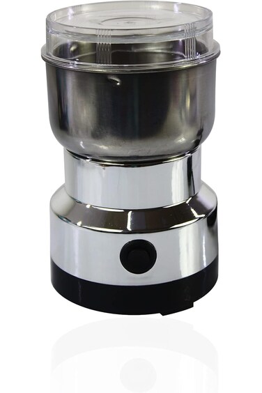 Biki Electric Coffee Grinder   Metal Blade Stainless Steel Bowl   50 g Capacity