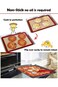 SHOWAY 2 Pack Silicone Baking Mat, Non-Stick Heat Resistant Premium Silicone Baking Mat for Cookies