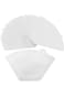 ECVV 100 Count Coffee Filters 2-4 Cup, Disposable Coffee Paper Filters Naturally Whitened, Cone Cof