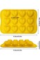 3 Pack Silicone Heart Shaped Molds for Chocolate Cake, Heart Shaped Silicone Mold for Pudding