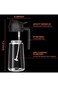 SWIUKPHE 16 oz Oil Dispenser Bottle for Kitchen - 2 in 1 Oil Dispenser and Oil Sprayer - 470ml Oil