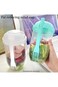 Plastic Salad Cup Salad Shaker Container with Fork and Lids,Salad Bowls Salad Dressing Holder, Sala