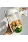 Plastic Salad Cup Salad Shaker Container with Fork and Lids,Salad Bowls Salad Dressing Holder, Sala