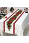 Joyzzz Table Runner, 13 x 72 Inch Red Table Runner, Farmhouse Kitchen Decor, Decor Dining Table Run