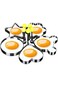Set Fried Egg Rings Mold Non Stick for Griddle Pan, Egg Shaper Pancake Maker with Handle, Stainless