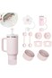10 PCS Stanley Cup 40oz 30oz H1.0 H2.0 Accessories Set, Include 2 Silicone Boot 4 Straw Cover Cap 2
