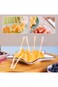 200PCS Wooden Fruit Forks, Two Prongs Fruit Forks Disposable Cocktail Food Picks Bamboo Party Forks