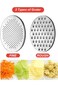 Cheese Grater with Container and Lid, Stainless Steel Box Grater with Storage Container, Grater wit