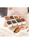 YelaJoy Divided Serving Tray with Lid, Snackle Box Container, Snack Box Container,Cover Sealed Dust