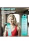 ELECDON 32oz Leakproof Tritran BPA Free Water Bottle with Motivational Time Marker to Ensure You Dr