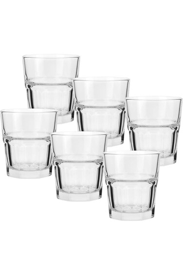 Ocean Centra Rock Glass, Pack Of 6, Clear, 300 ml, P01960