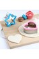 TNTAIAHL Stainless Steel Sandwiches Cutter set,Heart &amp; Star Shapes Sandwich Cutters Cookie Cutters