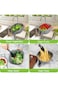 Durku Multifunctional Drain Basket,Small Colander Bowl with Spout for Washing Fruits and Vegetables