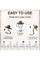 NALACAL 12 Pcs Cowboy Hat Straw Topper, Silicone Cowboy Hat Straw Covers, Straw Toppers for Stanley
