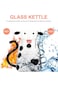 Oasisgalore Bedside Water Carafe, Glass Tea Pitcher Milk Glass Water Jug Kettle Carafe for Drink Se