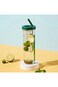 Tazweeq 700ml Fruit Infuser Water Bottle, Large Capacity Juice Cup with Straw, BPA Free Portable Pl
