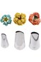 BHjoybeauty Cake Decorating Tips Set Russian Piping Tips Rose Flower Piping Tips Set Roses Pastry T