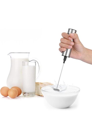 جهاز خفق الحليب اليدوي، جهاز خفق الحليب الكهربائي، صانع رغوة، خلاط مشروبات للقهوة والحليب واللاتيه والكابتشينو
