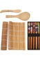 ORiTi Sushi Making Kit Set, 9 PCS Beginner Sushi Kit Including 2 Sushi Roller, 5 Pairs of Chopstick