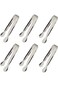 SWIUKPHE 6PCS Ice Tongs Mini Sugar Tongs, 4.25Inch Stainless Steel Small Serving Tongs, Small Kitch