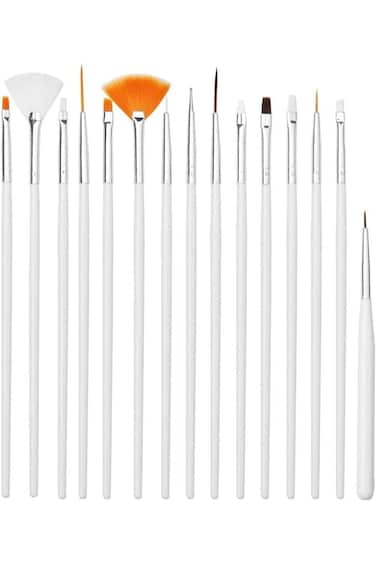 Khazna Cake Painting Brush Set, Fondant Tool 30 Pieces Cake Decorating Tool Cake Paint Brush Cookie