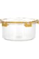 Royalford 2350 ML Round Airtight Container With A Lid-RF11256 Plastic Container With A Silicone Sea
